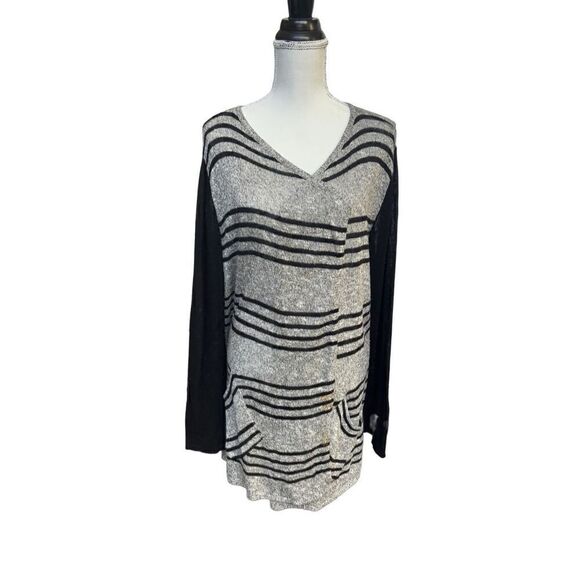 Chico’s easy wear long sleeve cardigan cotton blend size 3 = large - Picture 1 of 10